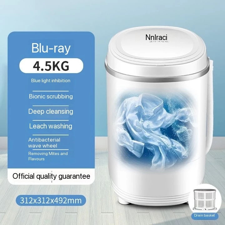 Hot Selling Portable Mini Plastic Washing Machine Small Semi-Automatic Household Washer on Sale