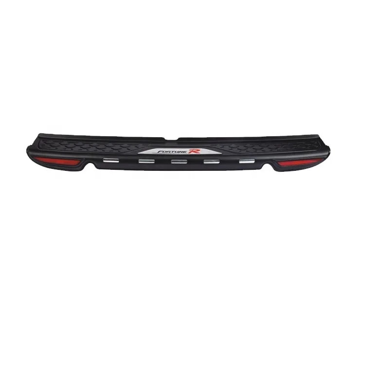 Abs Rear Bumper Cover For Ty Fortuner 2012 2013 2014  Chrome Trim Trunk Rear Bumper Protector Cover Plate