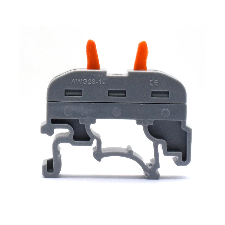 one-stop purchase PCT-211 universal compact rail cable splicing connector push wire terminal block quick connector