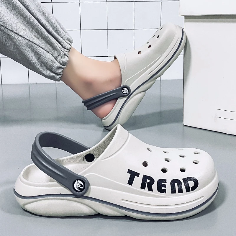 2023 High quality Custom Summer Men Large Size Clog Comfort Sports Beach Eva Garden Shoes Clogs Logo Custom For Women and Men