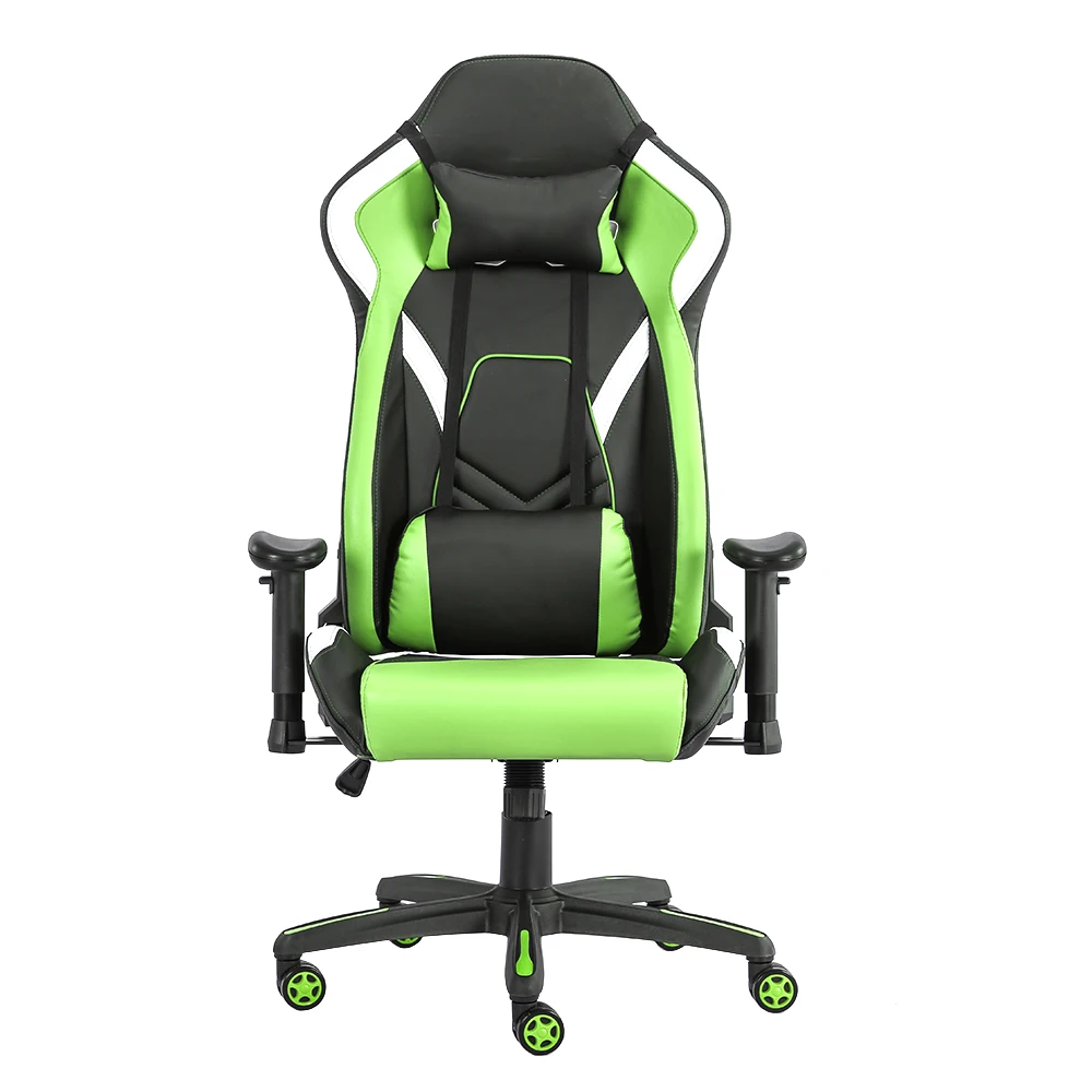 Hot Sales PU Leather Heavy Duty Adjustable Rocking Office Style Green Gaming Chair