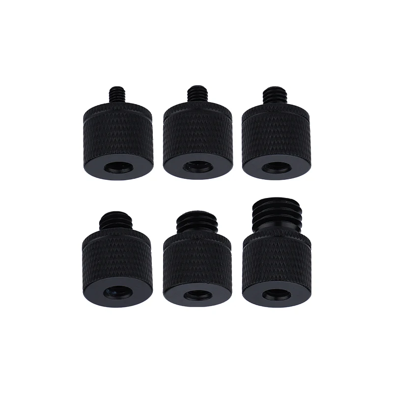 New 1/4 Inch Female 1/4 Inch Male To M4 M5 M6 M8 M10 M12 Conversion Screw Adapter aluminum alloy Screw For Camera Tripod