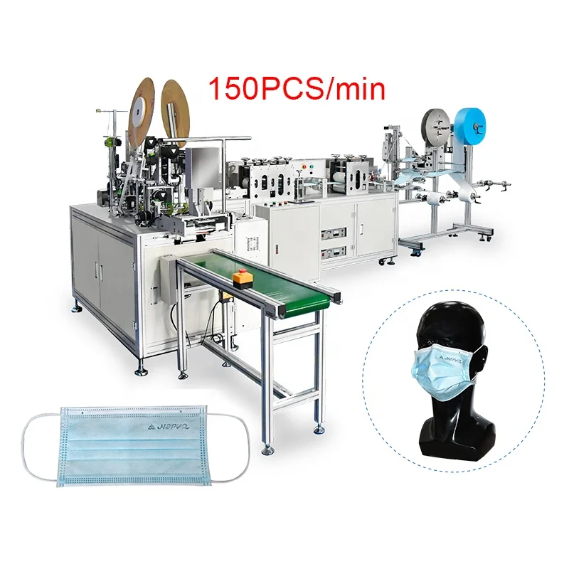 High Speed Fully Automatic Inside Ear-loop  Mask Making  Machine