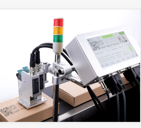 
DOCOD T210-2 Online printer Multi language Thermal Inkjet Coding printer TIJ markig machine 2 printheads printing machin 