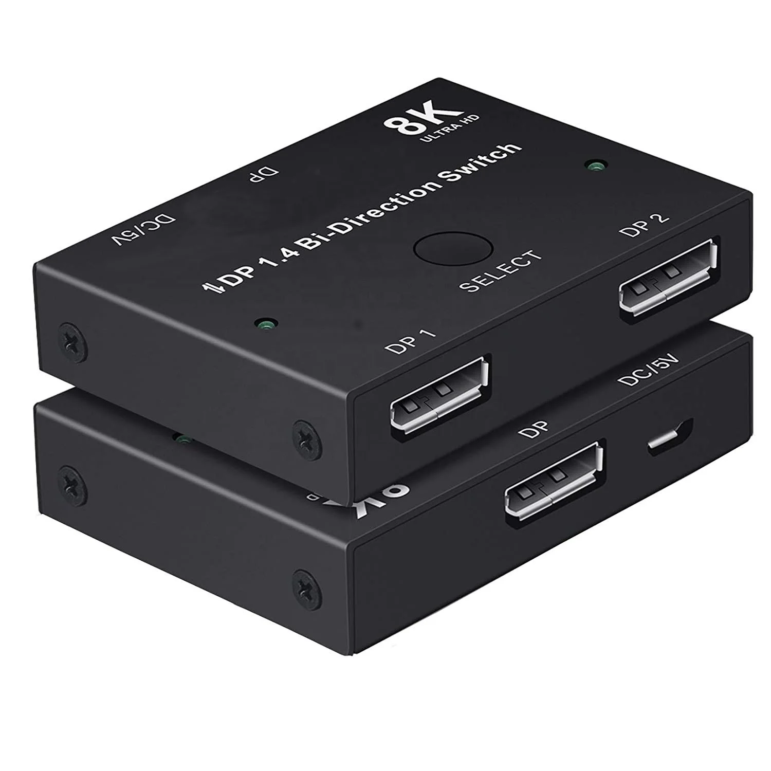 DisplayPort 8K переключатель преобразователь адаптер двунаправленный переключатель для ПК/монитора Поддержка 8k @ 30 Гц 4K @ 120 Гц