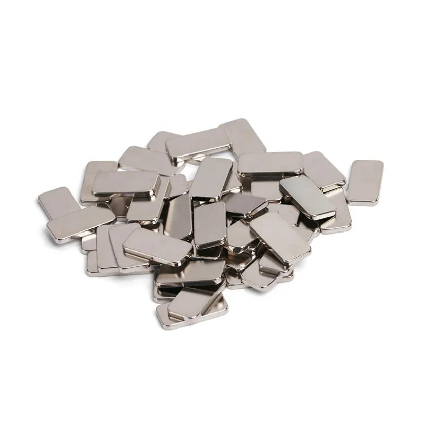 5000 Gauss Neodymium Magnets Generator Magnetic Permanent Nickle Plated Industrial Block Neodymium Magnet