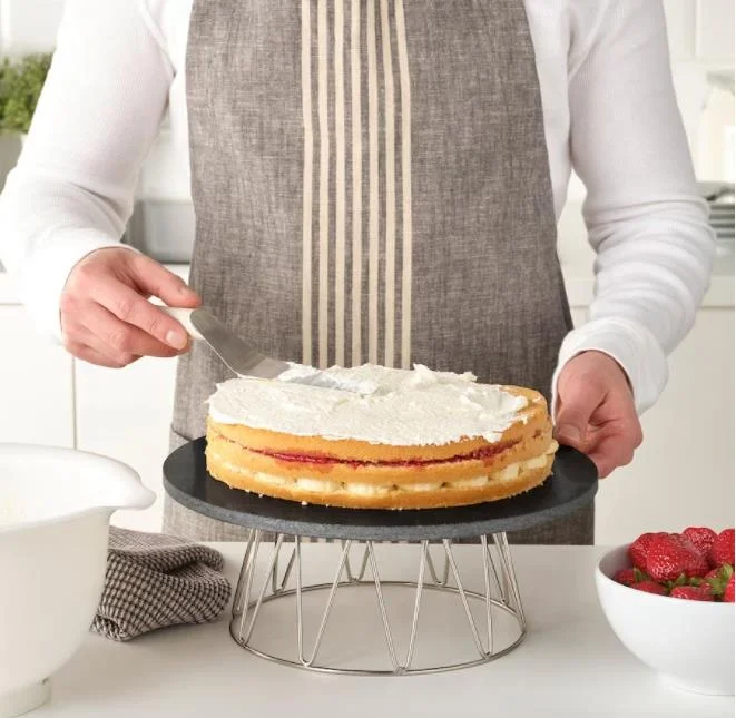 Wholesale Rotating Marble lazy susan marble cake stand wedding cake stand decor