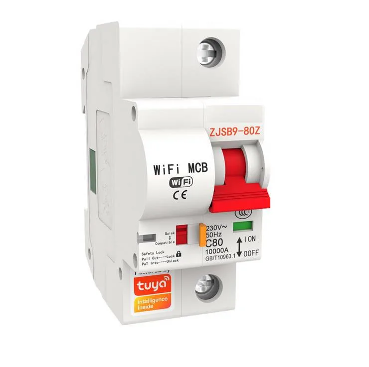 Wifi Circuit Breaker Tuya Smart Life 1P 2P 3P 4P 10A-100A Circuit Breake