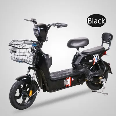 
Hot Sale Wholesale 350W 14inch 48V Adult Male Female Student Electric Bicycle Shock Absorber Pedal Support Road Bike 