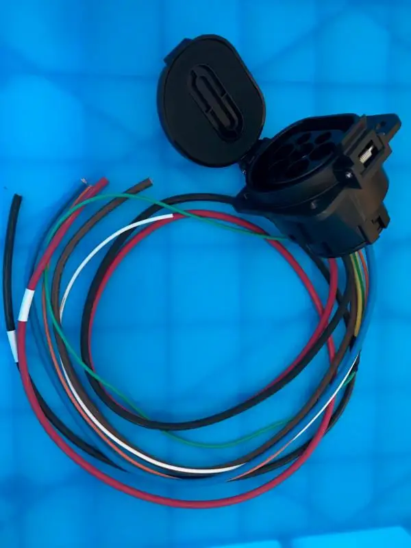 Iec 16196 Type 2 Male Socket 16A 32A Fast Charge EV Charging Inlet