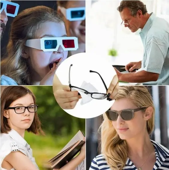 Anti-fog,Anti-dust, with OEM/ODM Customized Logo Eyeglass Cleaning Wet Anti-fog Car Wipes