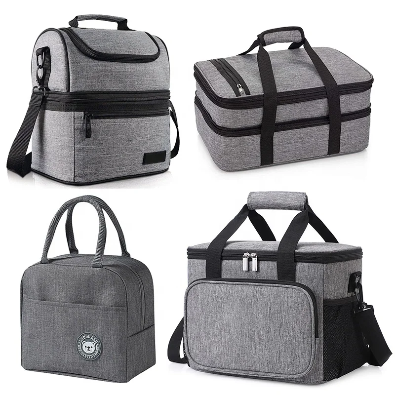 Custom logo Leakproof Cooler Bag RPET Picnic Luxury Sublimation Reusable Waterproof Insulated Food Lunch