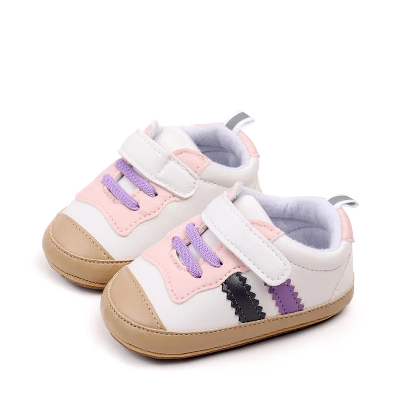 High Quality Anti-slip Soft TPR Outsole Durable Trendy Unisex Baby Walking Shoes Toddler Boys and Girl Shoes in Spring Autumn