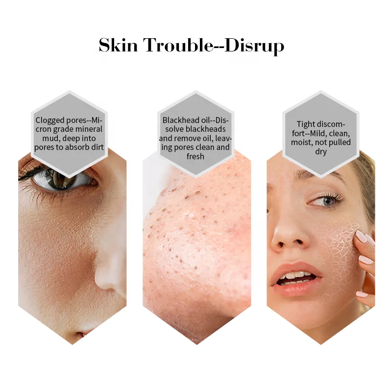 Hot Sales Product Brightening Dead Sea Clay Oil Control Detoxifying Bentonite Smoothing Volcanic Mud Clay Mask