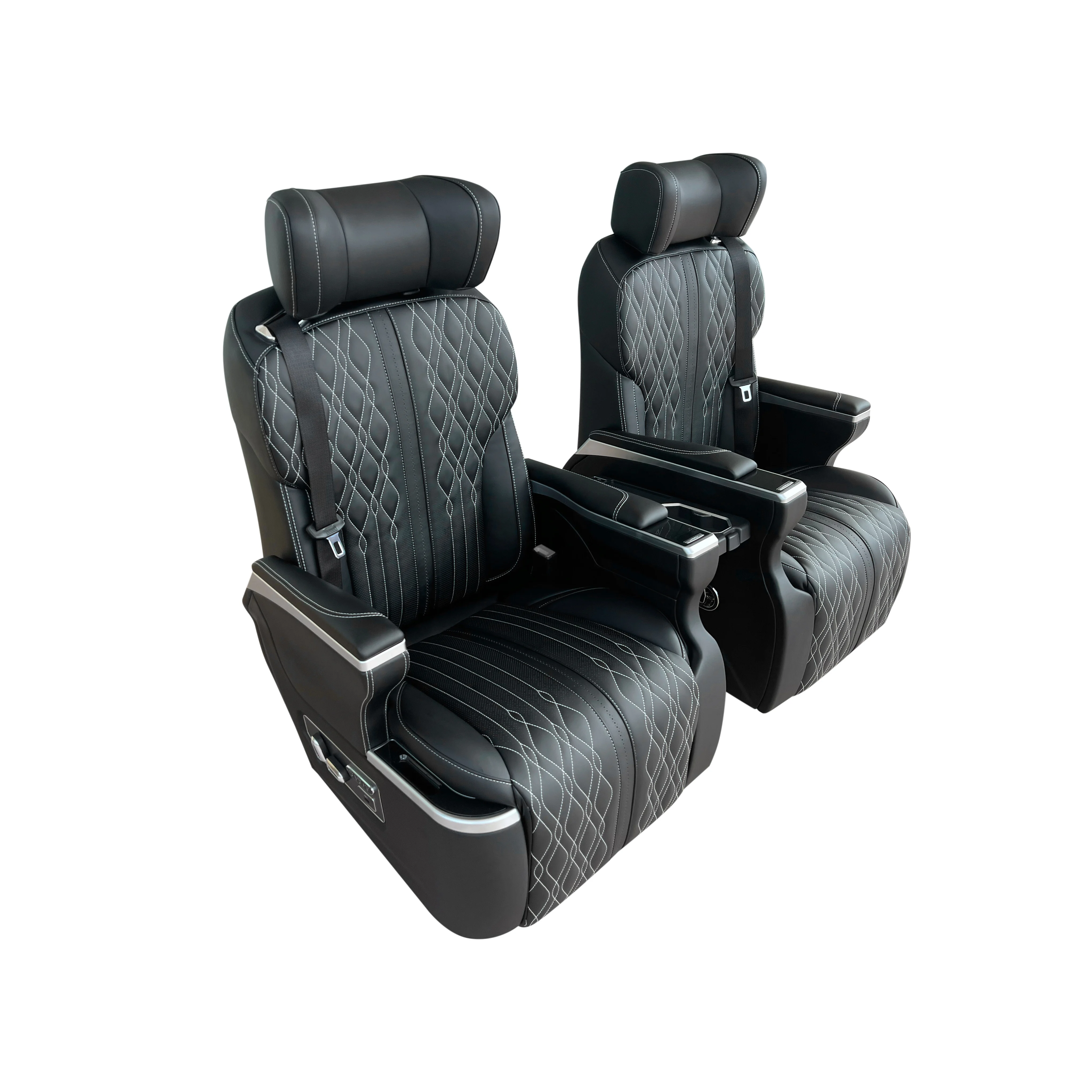 ST-HD VIP MPV captain seat for Car  luxury Auto aviation seat with small cup tray cup holder for Toyota Alphard