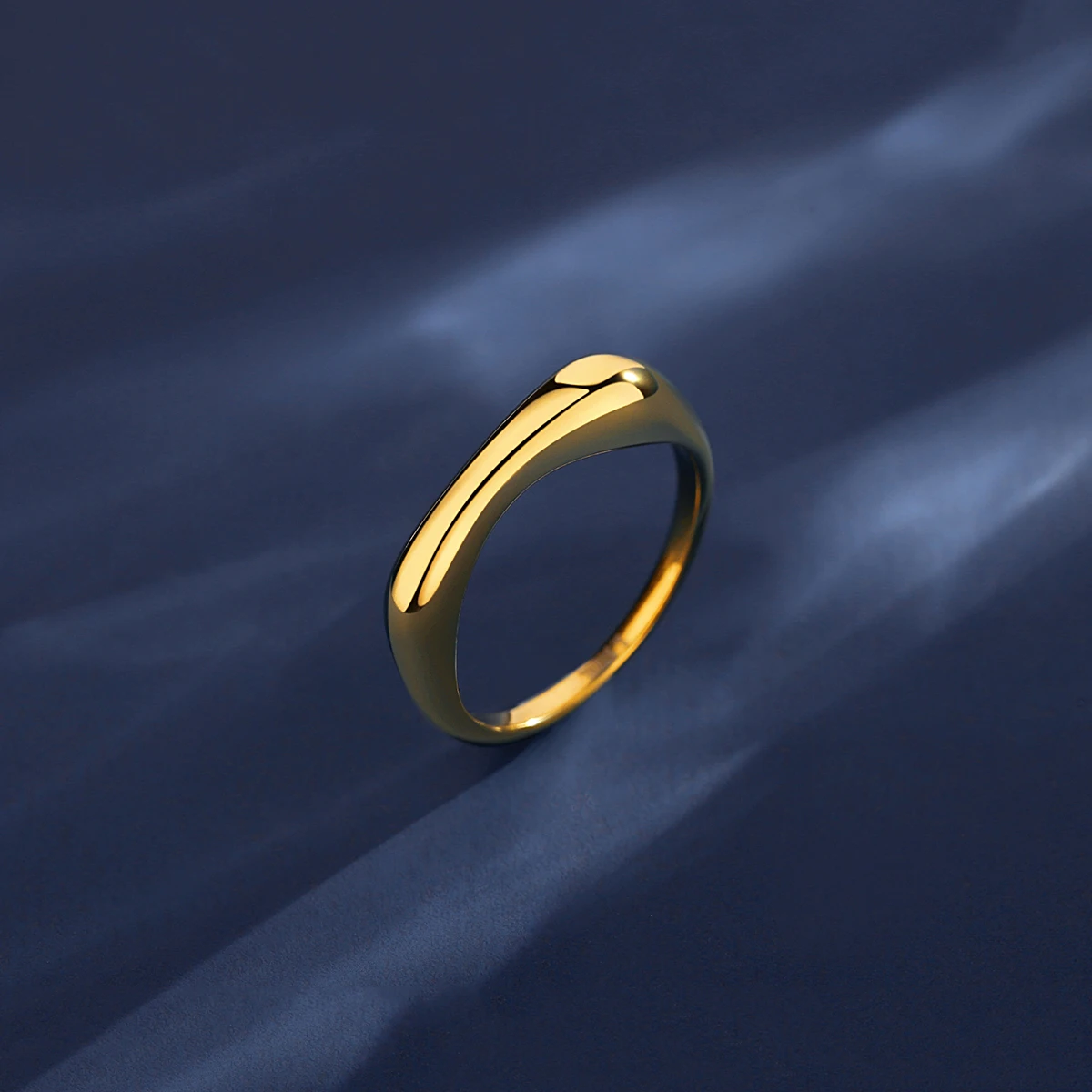 SP-LAM Popular Stainless Steel Metal Luxury Jewellery Woman Fashion Gold Plated Gift Jewelry Punk Ring