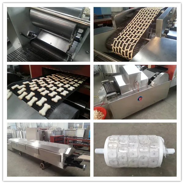 High Productivity Dog Biscuit Machine Pet Biscuit Processing Line