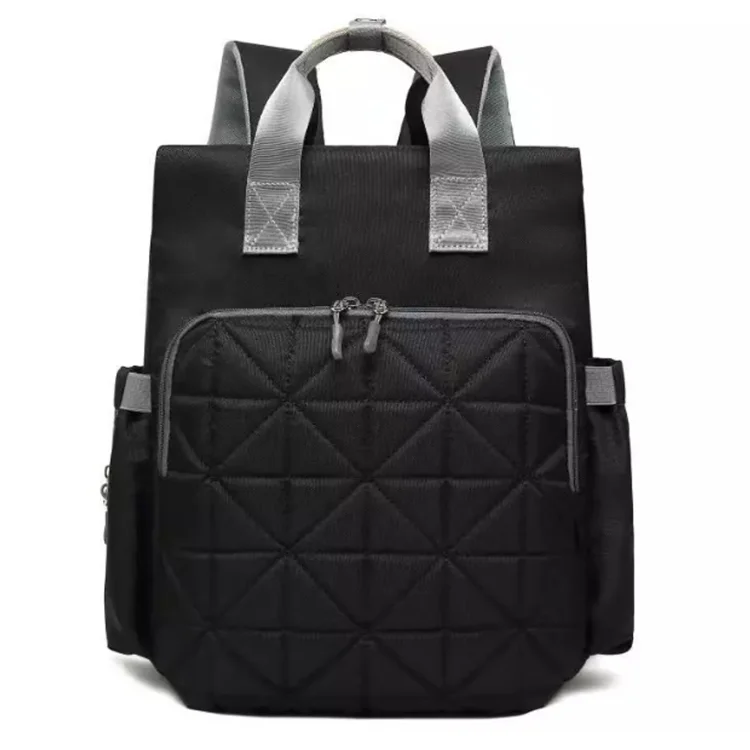 Innovative Large Capacity Waterproof Portable Baby Geometric Patterns Diaper Bag