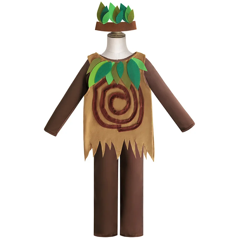 Unisex Halloween Brown Tree Kid Costume PLAN-001