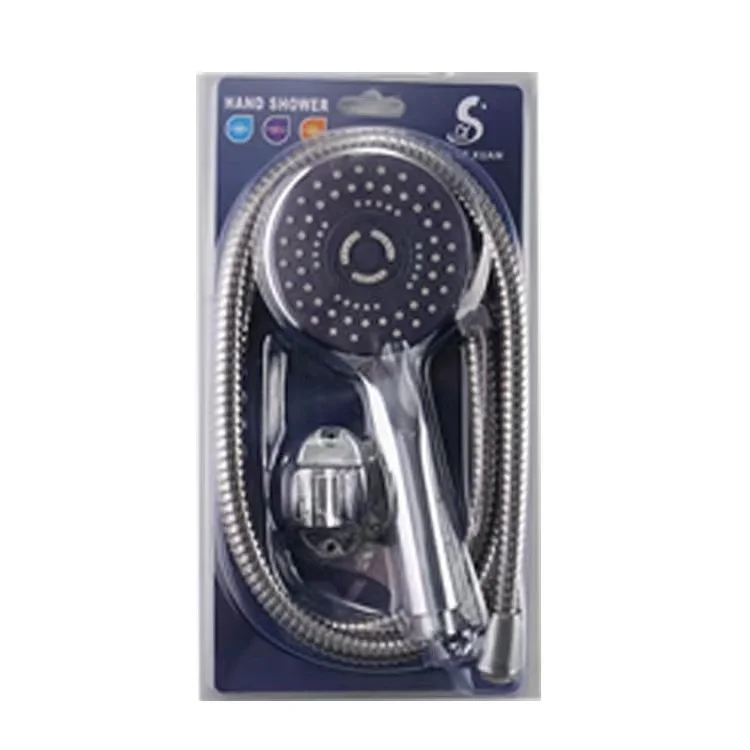 Hot Sale Hand Shower 1 Function Chrome ABS Plastic Shower Head With High Quality Bathroom Accessories