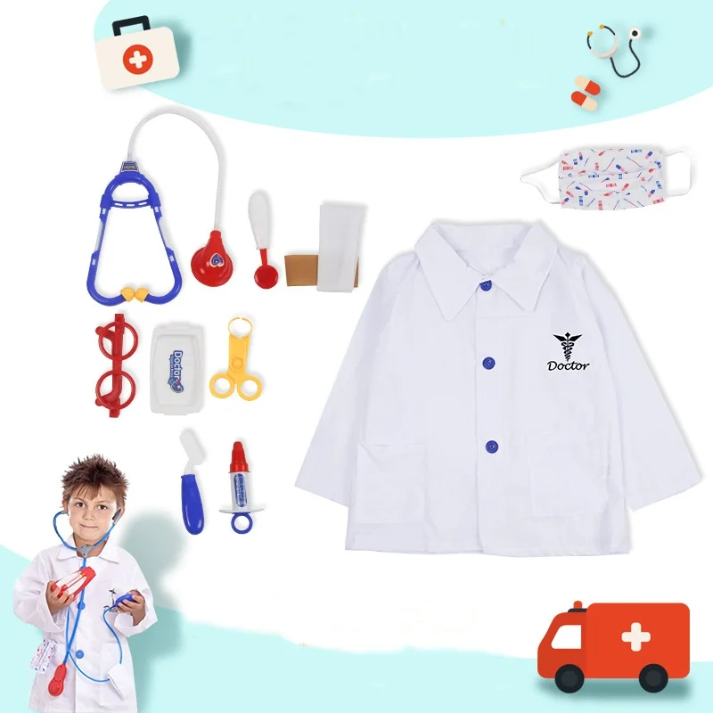 Wholesale Cosplay Game props Doctor Costumes For Kids
