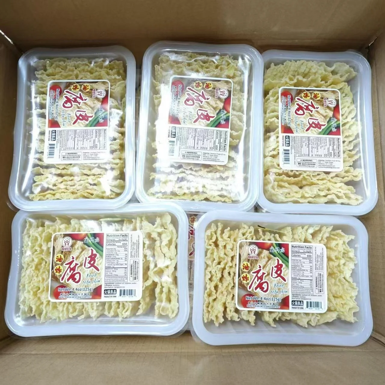 HACCP Certified Time Honored Brand Fried Tofu Skins Fried Bean Curd Skins for Hotpot