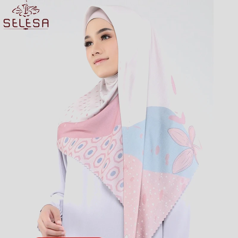 De Gasa Bufanda Premium Big Size Woman Cheap Fashion Muslim Women Jersey Cotton Scarf Chiffon Hijab