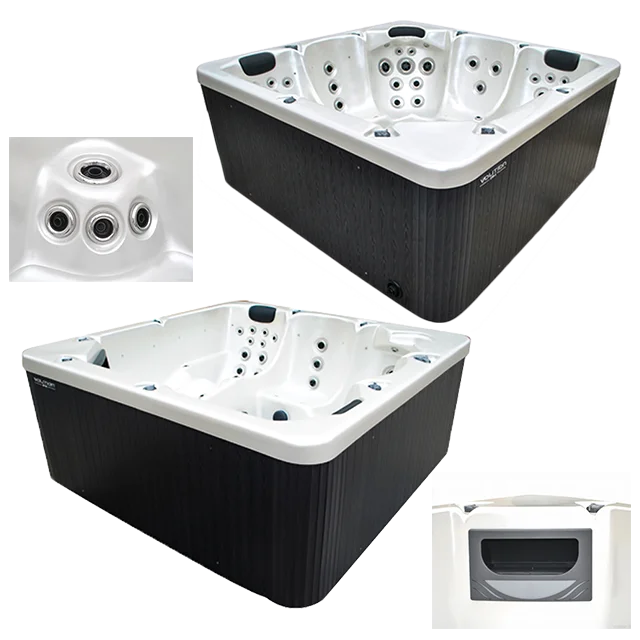 M-372D Factory Price Outdoor Massage Whirlpool Jacuzzzi Spa Tub