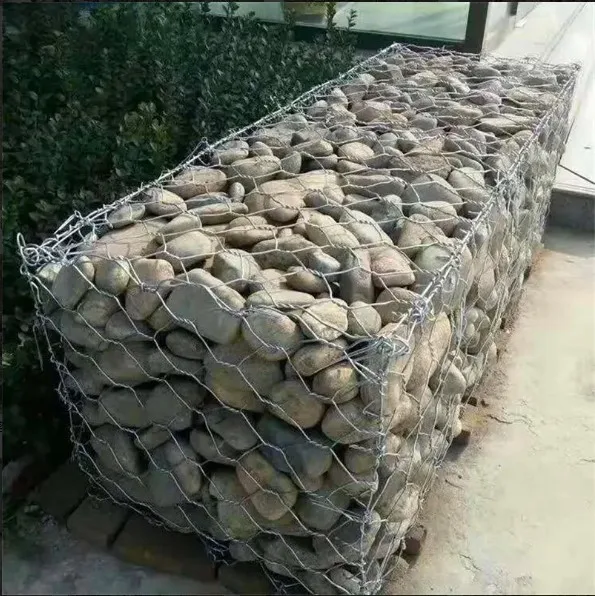 China Supplier galvanized coated flood stone gabion box price gabion mesh