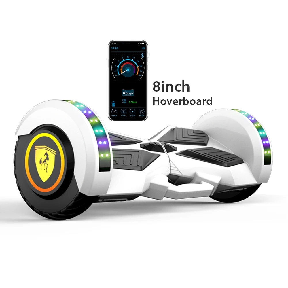 Yongkang Factory 8.5'Hoverboard for Kids 700W Electric Hoverboard Self-Balancing Scooter with Speaker and Led Lights