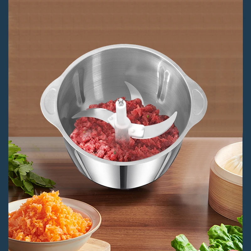 Cheap home kitchen mini food chopper fufu mix 3L pouning machine meat grinder