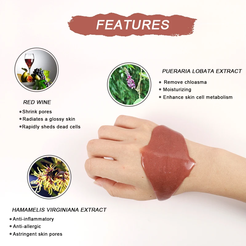 Korean Skincare Face & body mask Beauty Cosmetics Facial Powder Jelly Masks Whitening Hydrojelly Jellymask