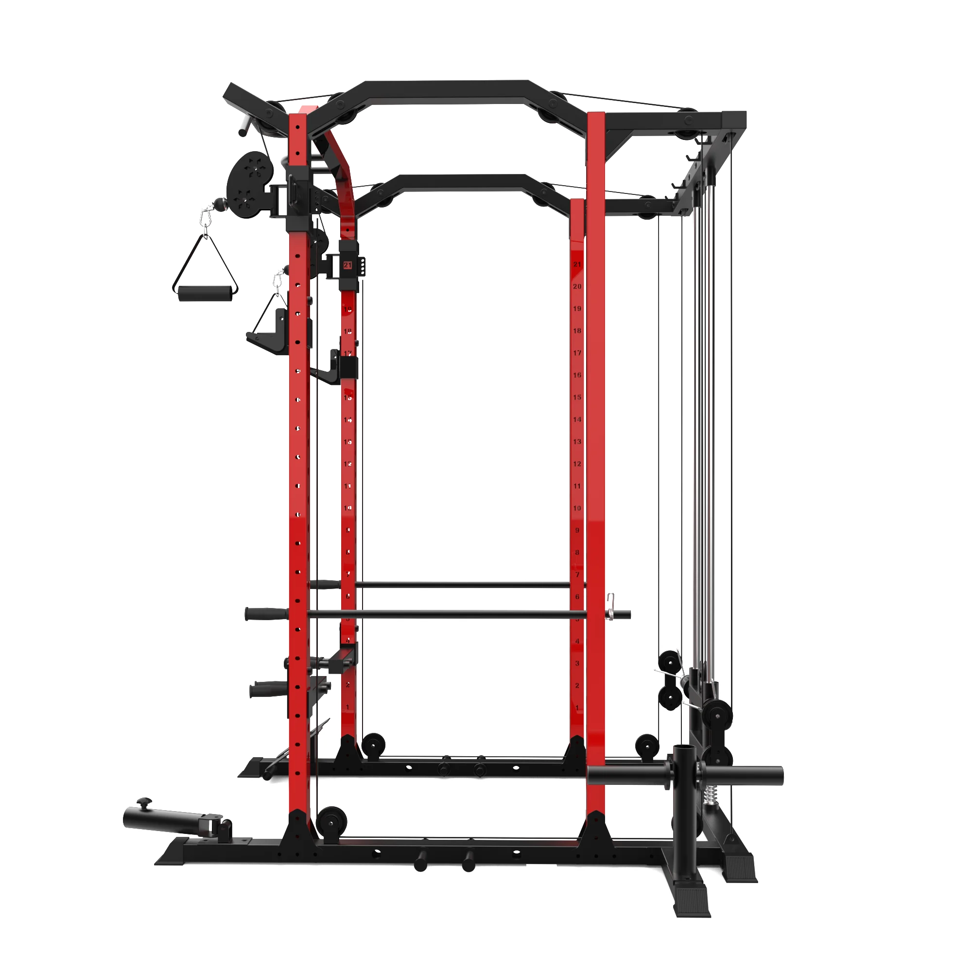 New Design Bodybuilding Powerlifting Exercise Multi Functional Fitness Trainer Gym Muscle Training Power Rack