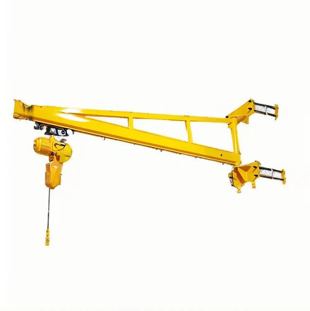Customized design loading10 ton wall mounted travelling slewing jib crane construction equipment for sale