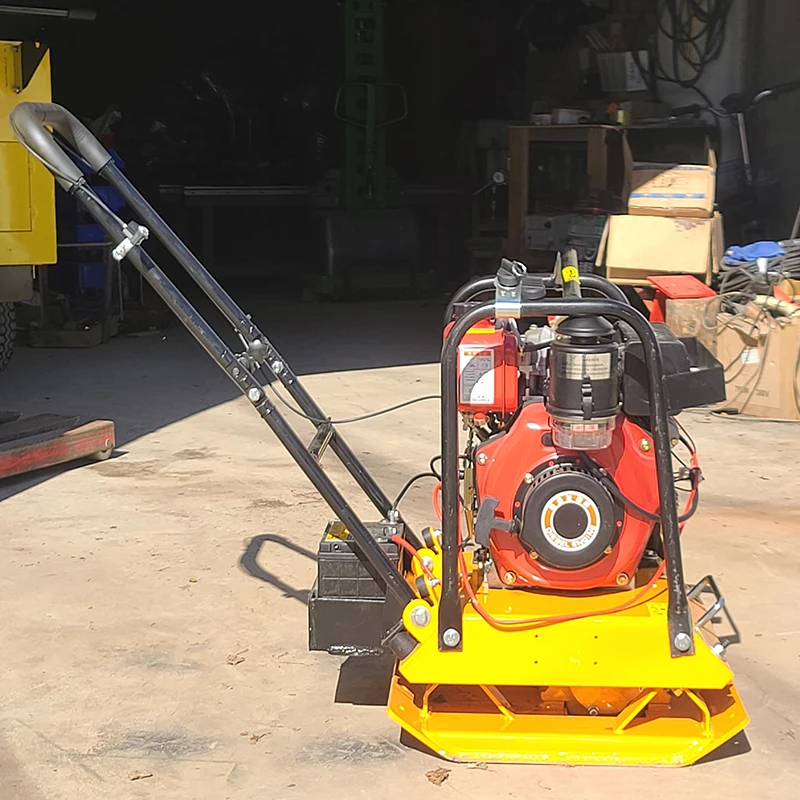 6.5hp tamper rammer vibration 100plate compactor   diesel  reversible plate compactor 	 120 kg vibrating plate compactor