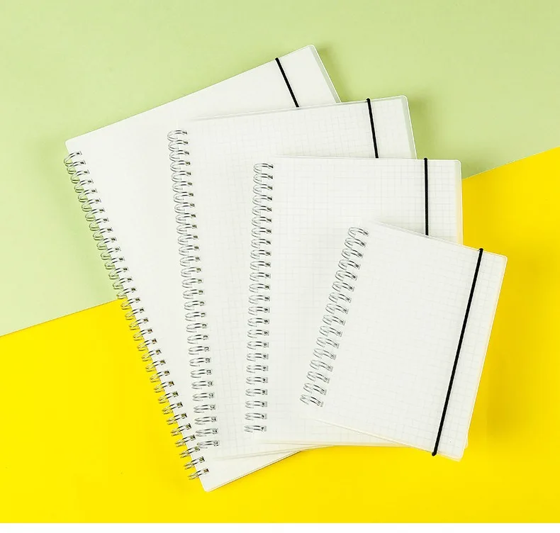 A5 Spiral Coil Book Cute Stationery Notebook Promotion Gift Soft Cover Left Handed Line Paper Wire bound Spiral Notebook