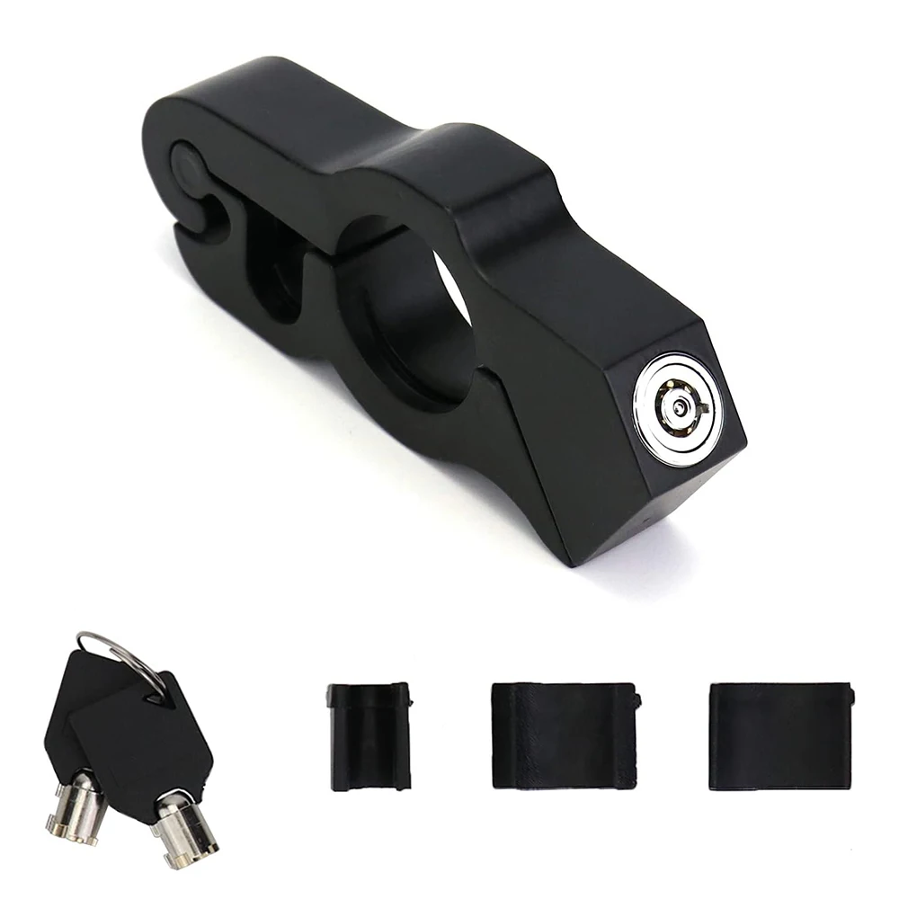 Motorcycle Lock, Heavy Duty Anti-Theft Adjustable Bike Handlebar Lock, A Grip/Throttle/Brake/Handlebar Lock to Secure a Bike