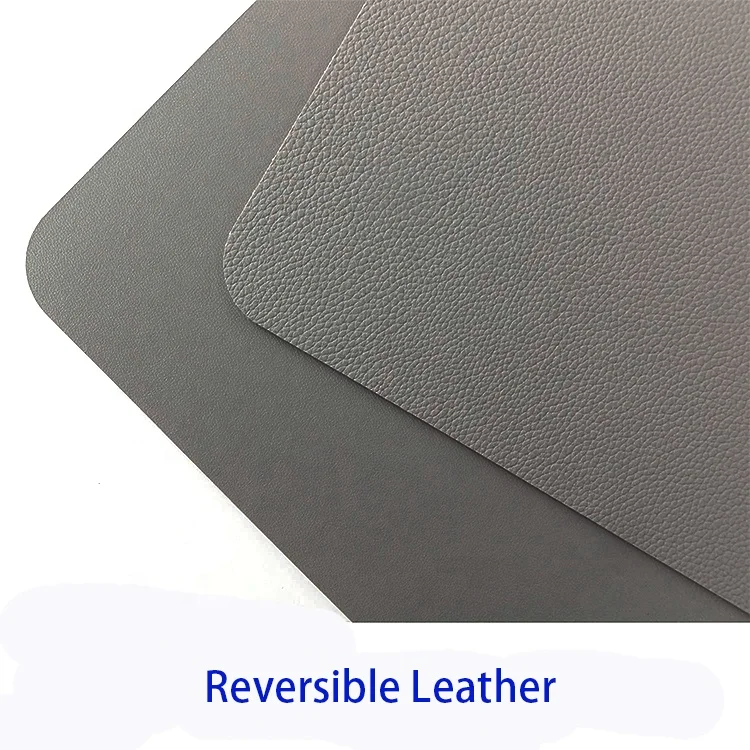 Low Price Hot Selling 4 Pieces Double Sided Leather Placemats Set for Dining Table