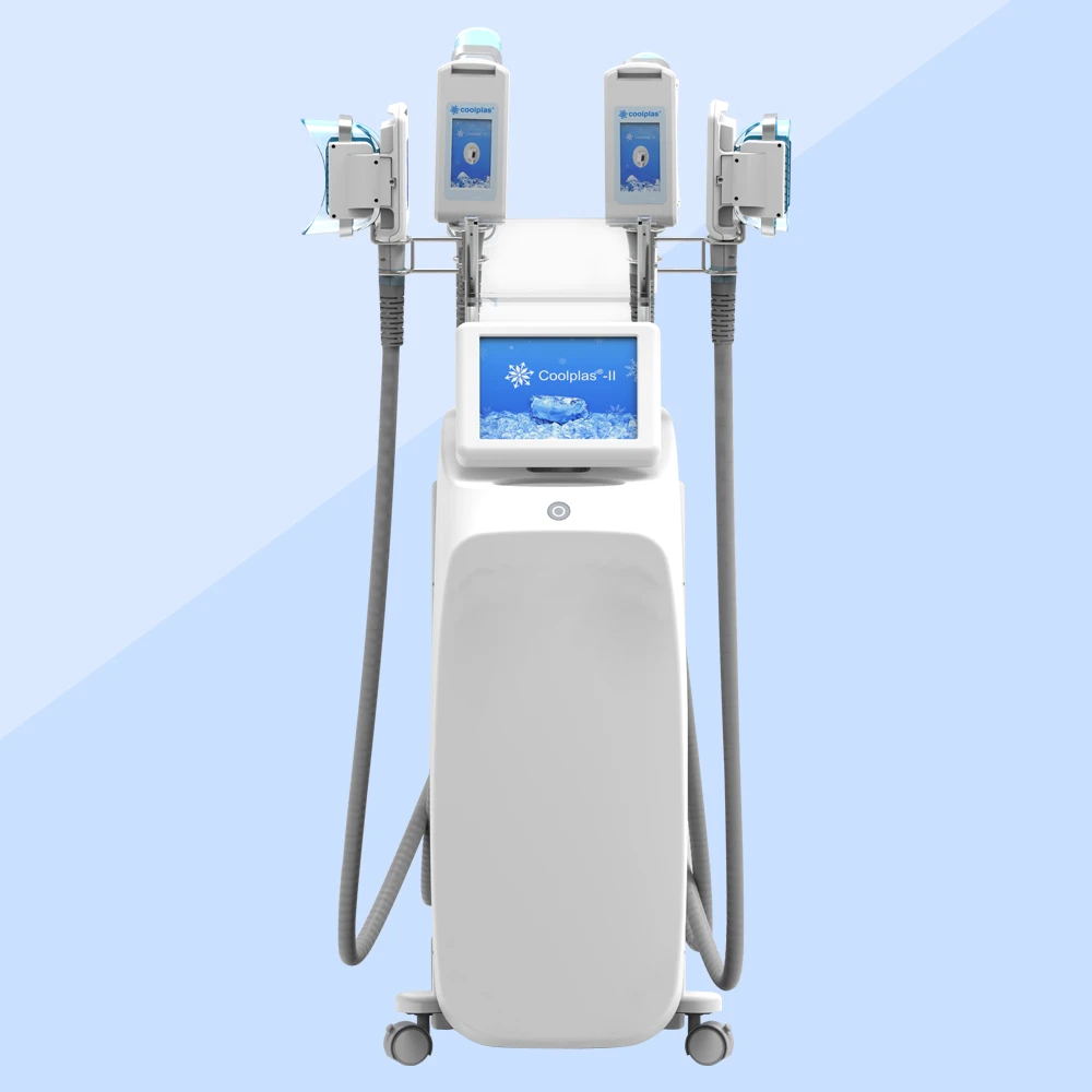 Sinocheren 5 handles 360 cryo Coolplas Pro Cryolipolysis slimming Machine For Double Chin Losing Weight And Stubborn Fat