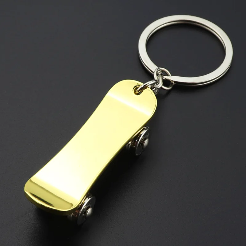 Simulation Scooter Car Key Ring Ready to Ship Cute Mini Skateboard Keychain For Promotion and Skate Lovers Souvenir Gifts