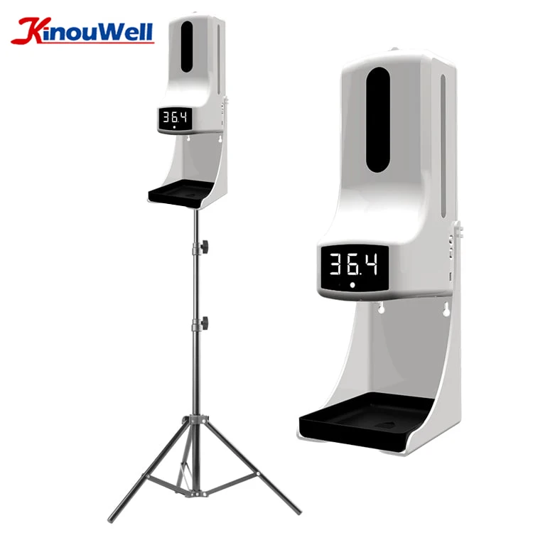 
K9 Pro Automatic Spray Hand Sanitizer Dispenser With Thermometer,K9 Pro Thermometer & Soap Dispenser 