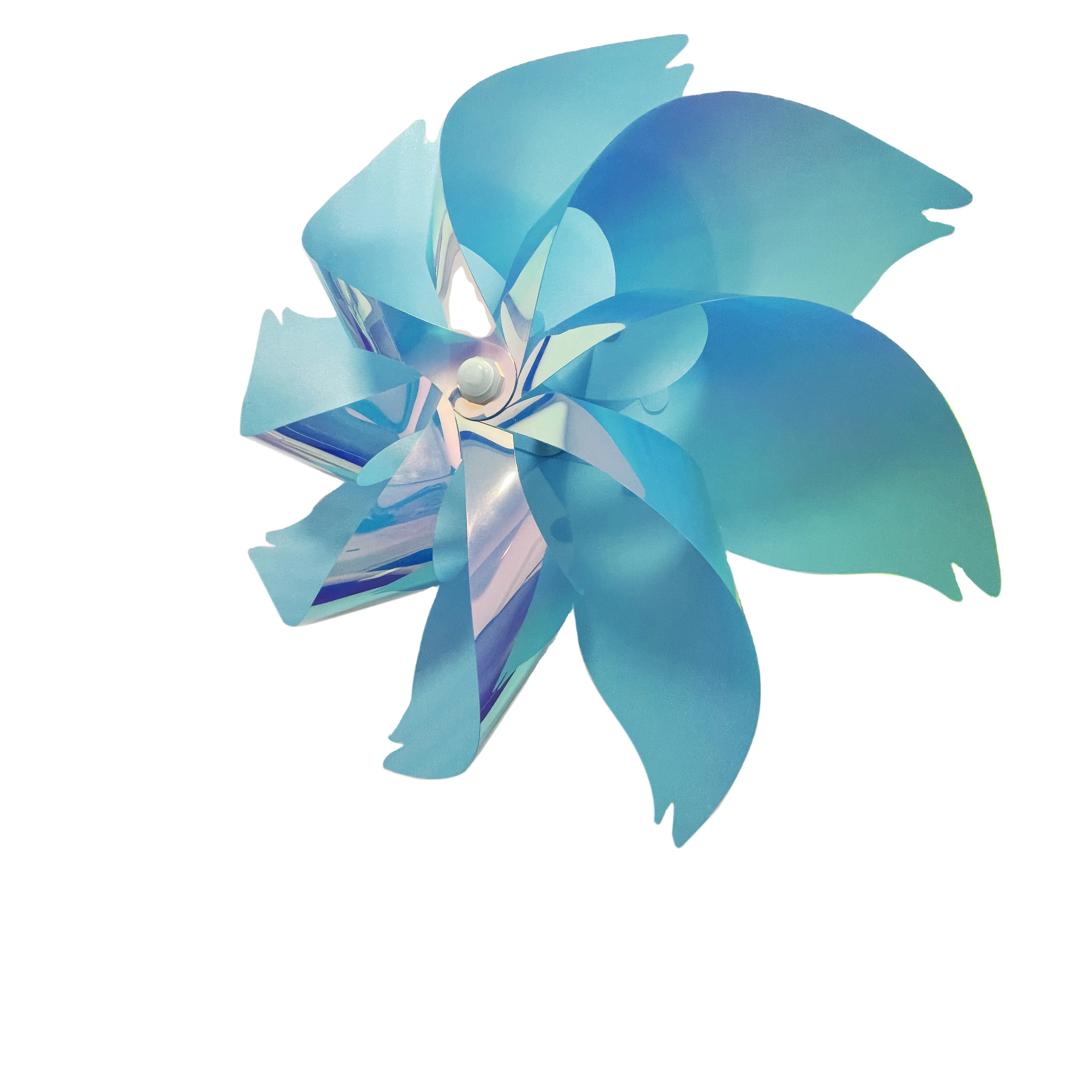 Большая светодиодная Лазерная вертушка с 8 листьями ветряная мельница светлая садовая ветряная мельница СВЕТОДИОДНЫЕ игрушки для украшения парка