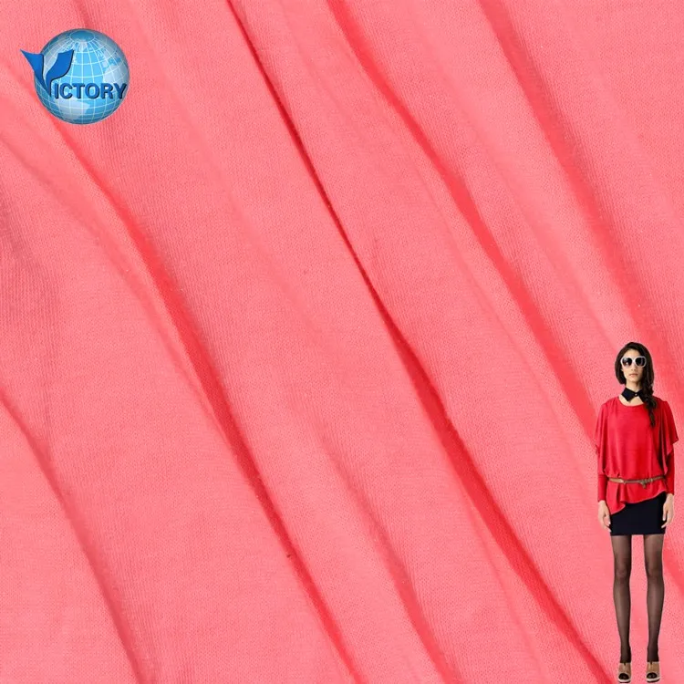 Fluorescence Micro New Open Hot Sex Modal and Cotton T shirts Women Underwear Sports Knitted Single Jersey Lenzing Modal Fabric