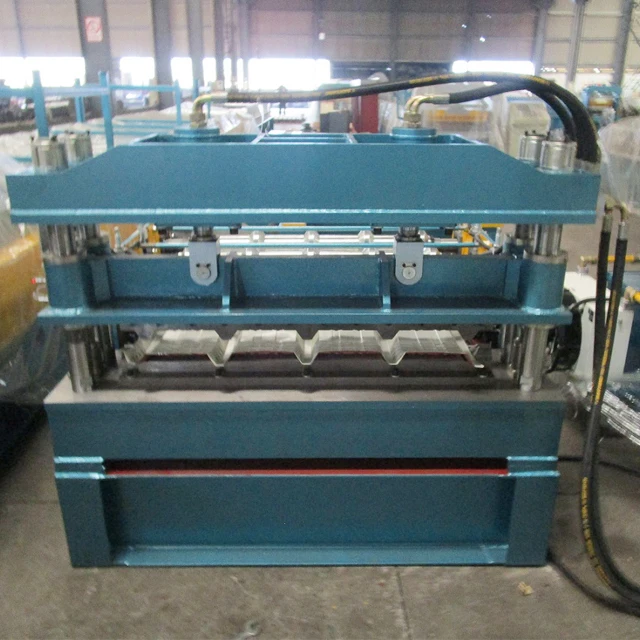 High quality automatic metal roof panel crimp curving roll forming machine China