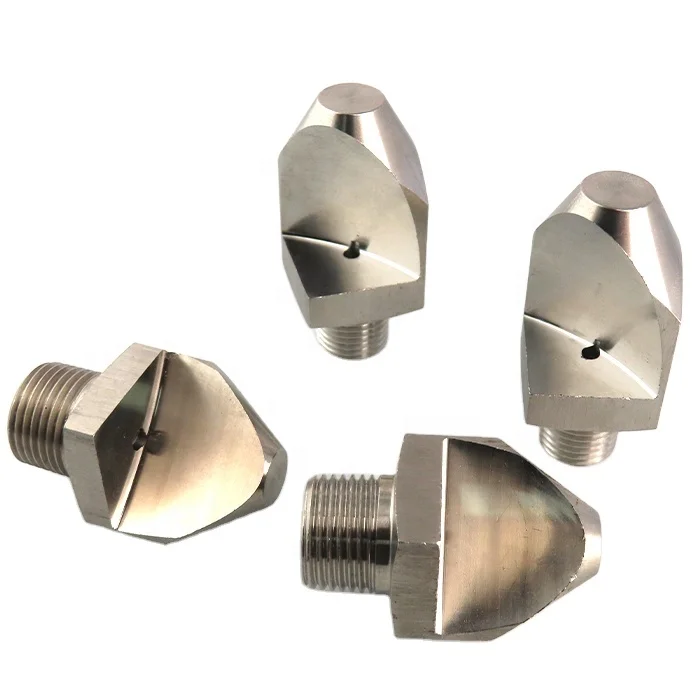 Stainless Steel Narrow Angle High Impac Vee Jet Nozzles Water Flat Fan Vee Jet Spray Nozzle
