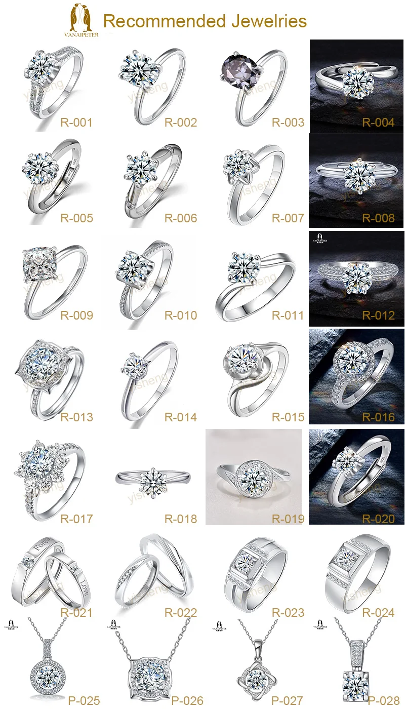 GIA Certificated 9MM 2.5CT Round Hearts & Arrows Cut 6A Excellent Quality White Clear Loose Moissanite Diamond Stones