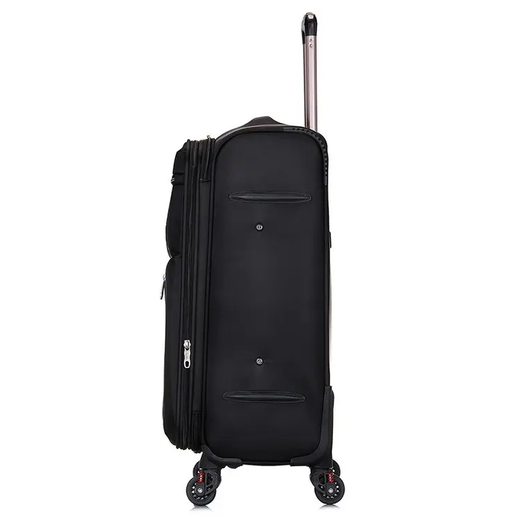 durable waterproof Oxford cloth 4 spinner 360 degree wheels luggage case soft nylon carry on cloth suitcase