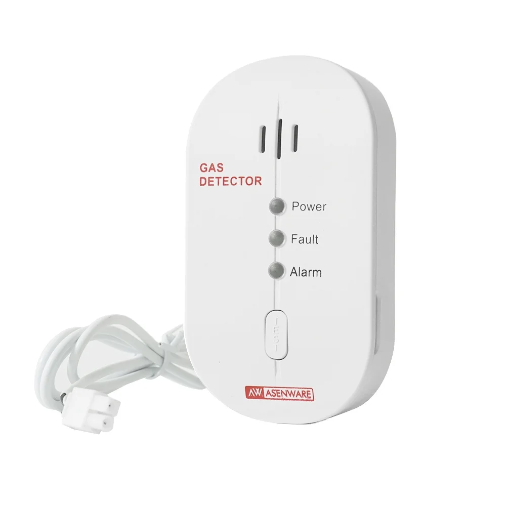 Asenware LPG Gas Detector TUV Certified Standalone Fire Alarm  Gas Detector for kitchen