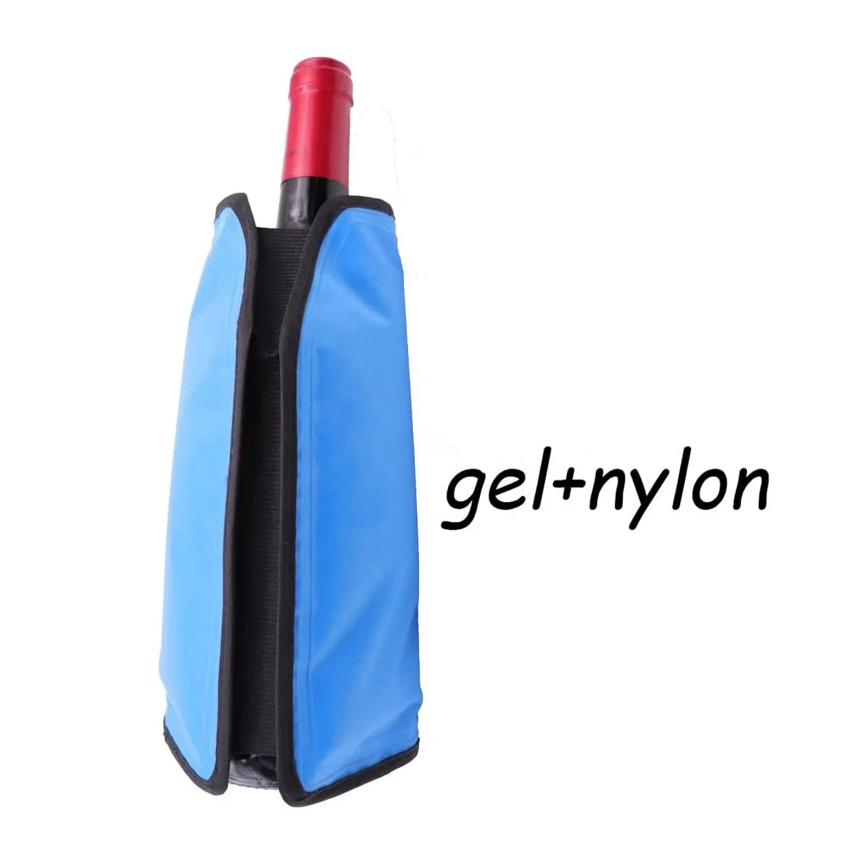 Custom Gel Wine Champagne Bottle Cooler Ice Pack Freezer Sleeve Gel Wine Bottle Chill Cooler