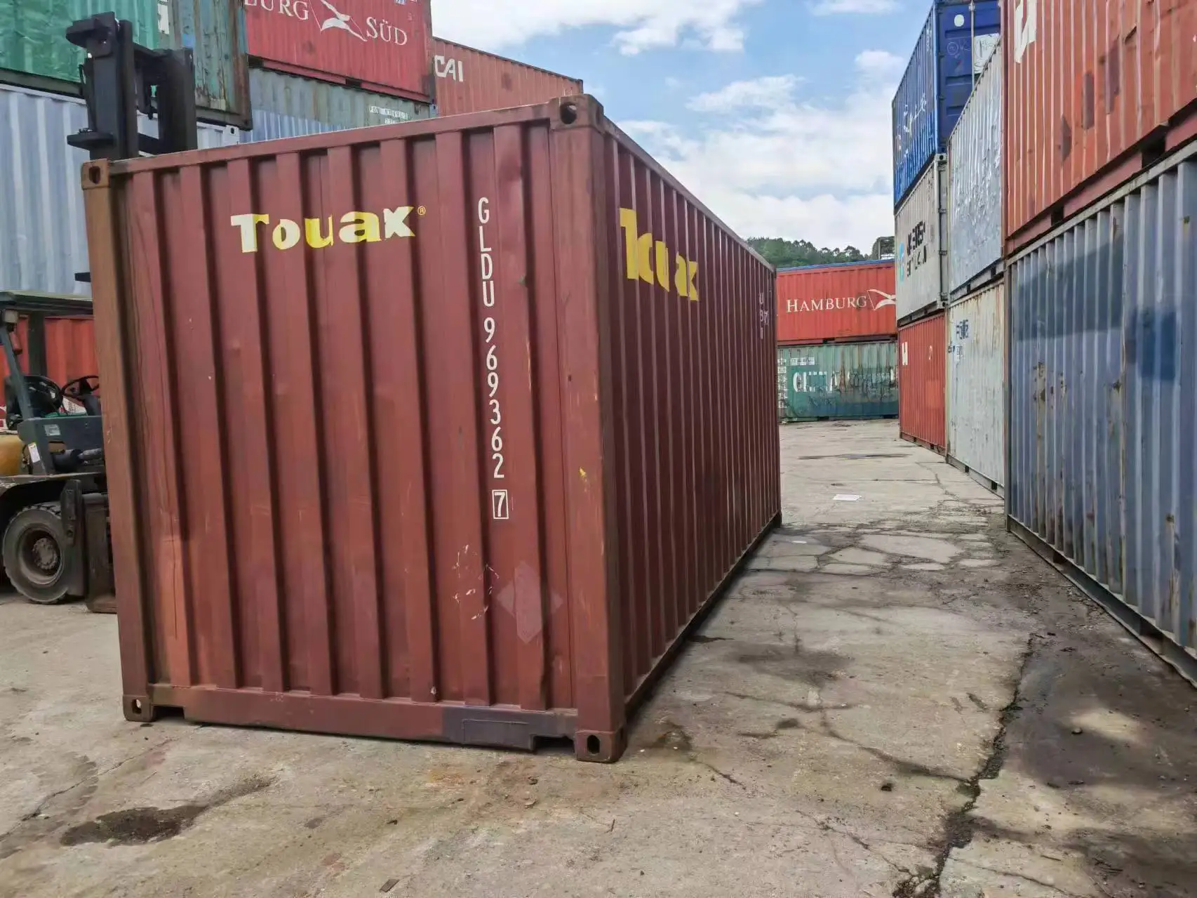 Wholesale Low MOQ Manufactured 40ft HC High Cube Used Shipping Container Standard